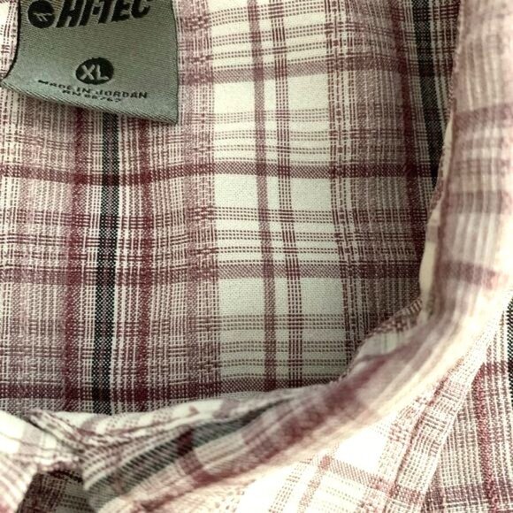 Hi-Tec  Women's  Long Sleeve Plaid Shirt XL 100% Polyester - Picture 4 of 9